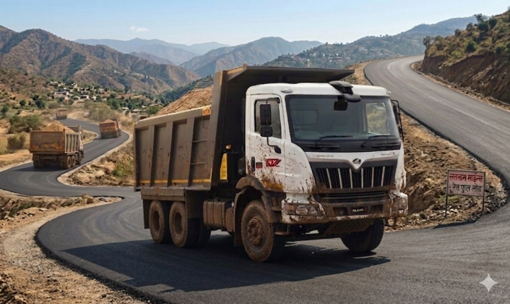 Mahindra 10 tyre dumper