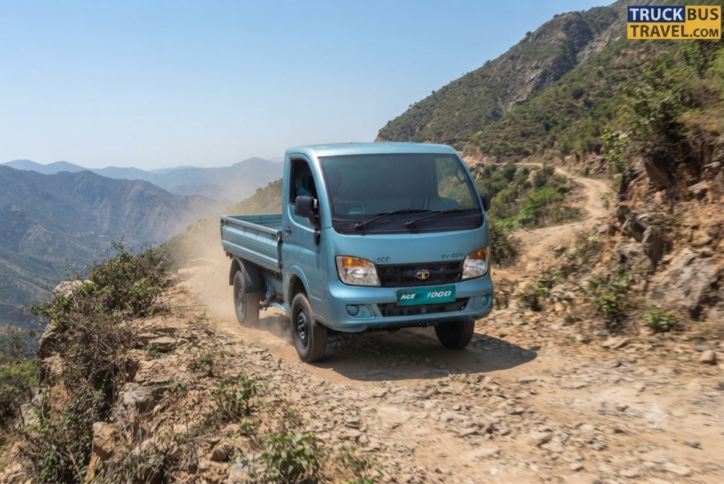 Tata ace ev in hills