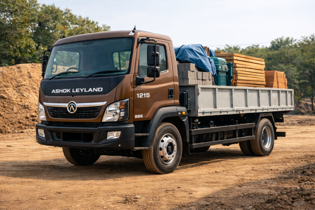Ashok Leyland 1215 bs6 Price,carrying load