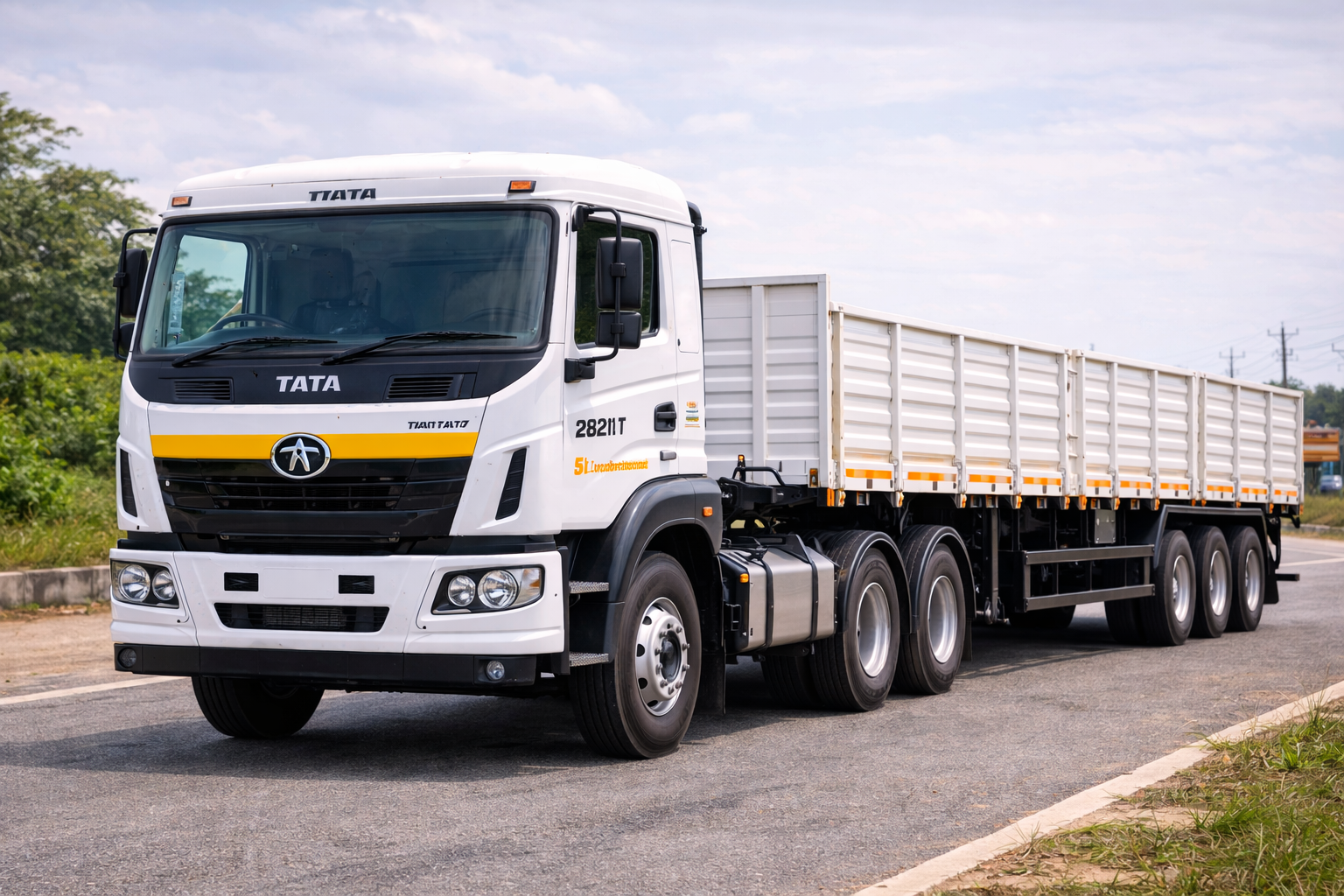 tata signa 2821.t 5l turbotronn truck