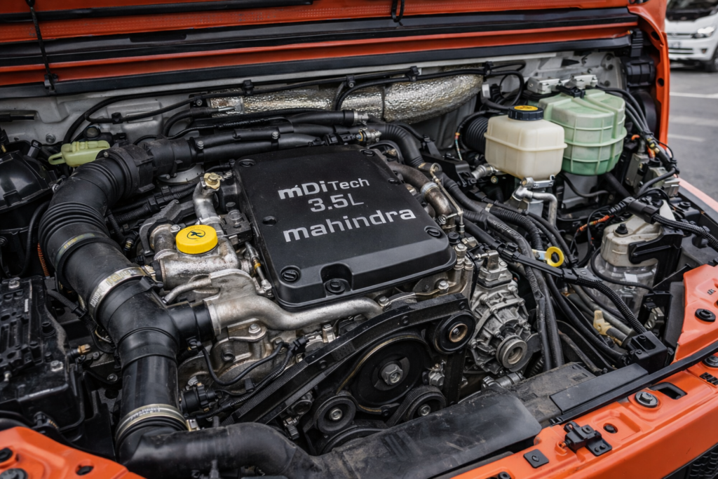 truck's engine image