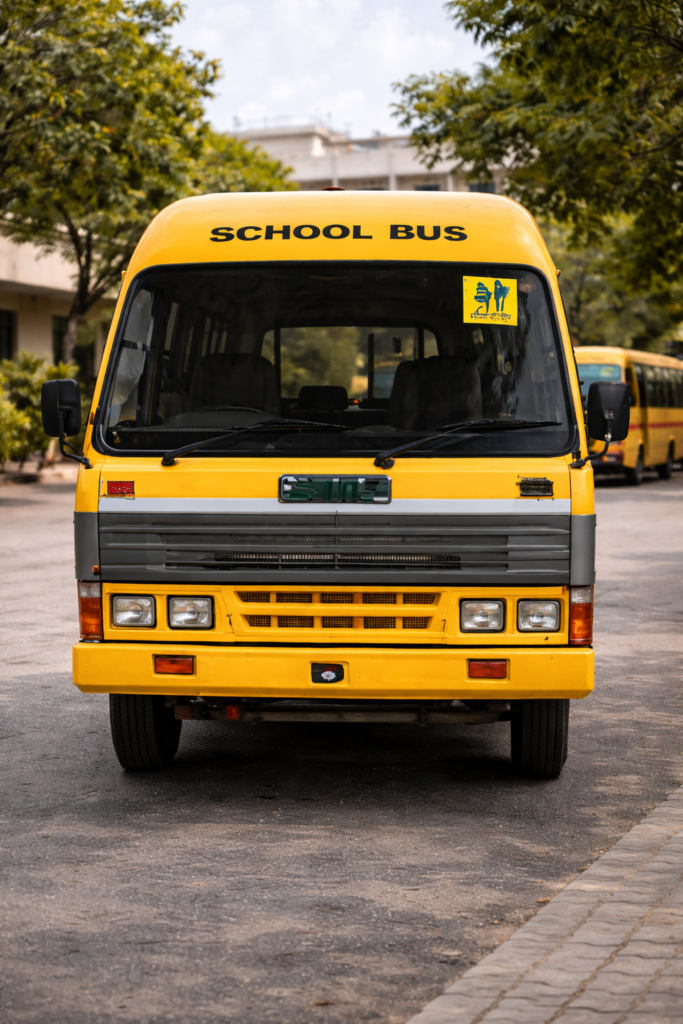 front side image of Sml 16 seater school bus