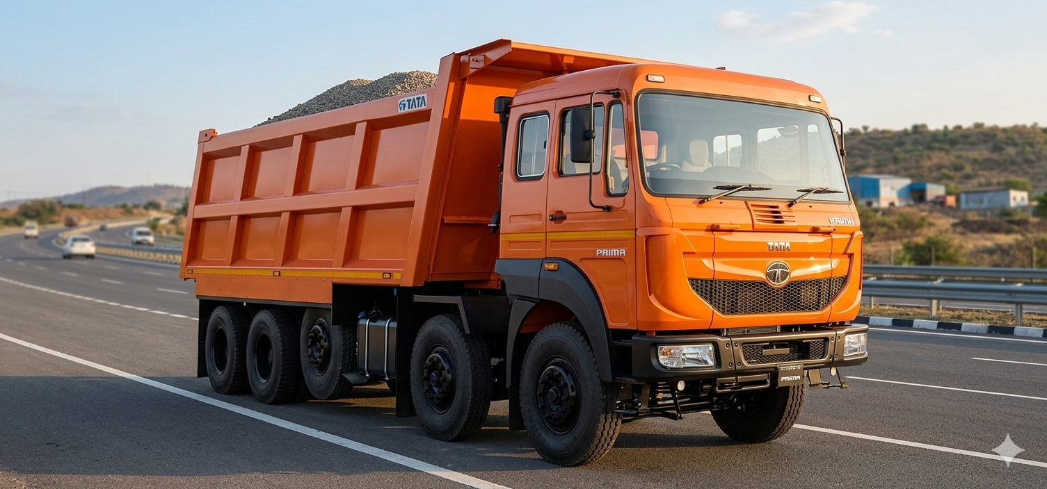 Tata Signa 3718.TK Mileage and Price Review(2026)-Is This 12 Wheeler Truck King For Your Business. Tata Signa 3718.T Mileage and Price 2026, truck ki image