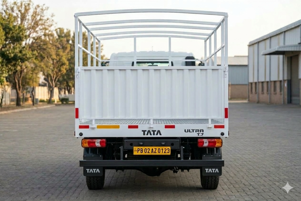 back side image ofd truck