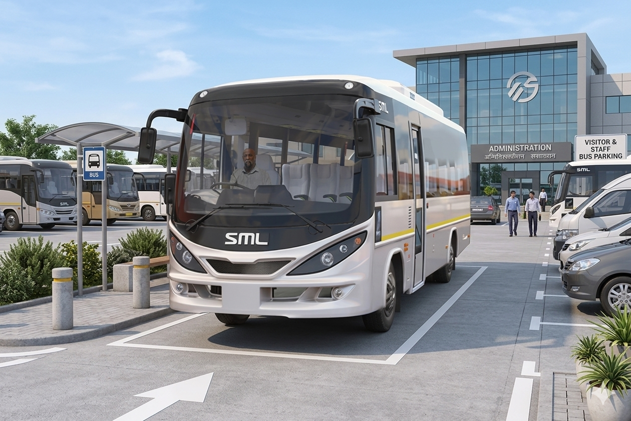 SML Bus 22 Seater On Road Price in 2026