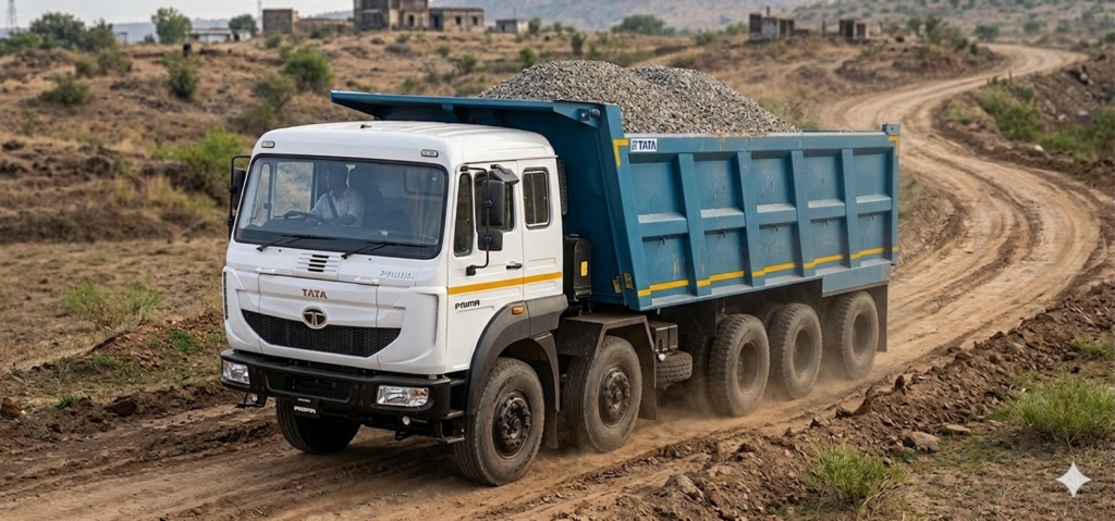 Tata Signa 3718.T 12-Wheeler Truck 2026 Model.