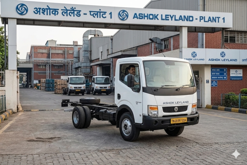 Ashok Leyland Partner 6 Tyre 11ft without back body image