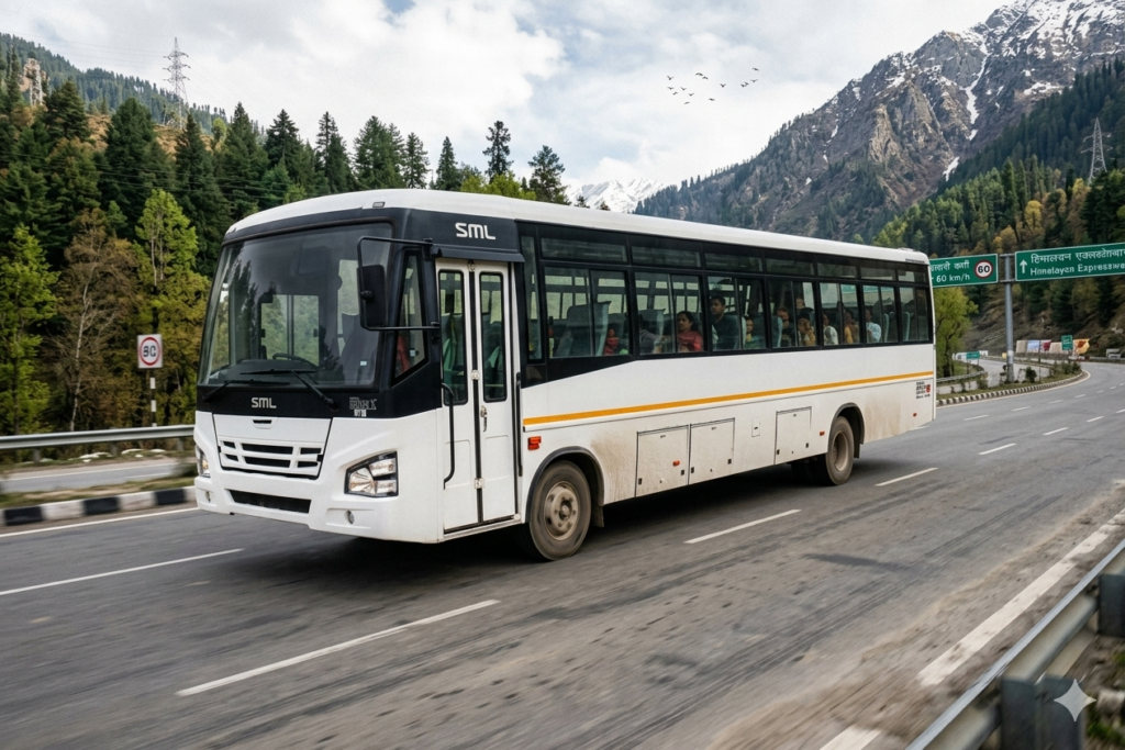 SML Isuzu Hiroi Bus on road Price 2026