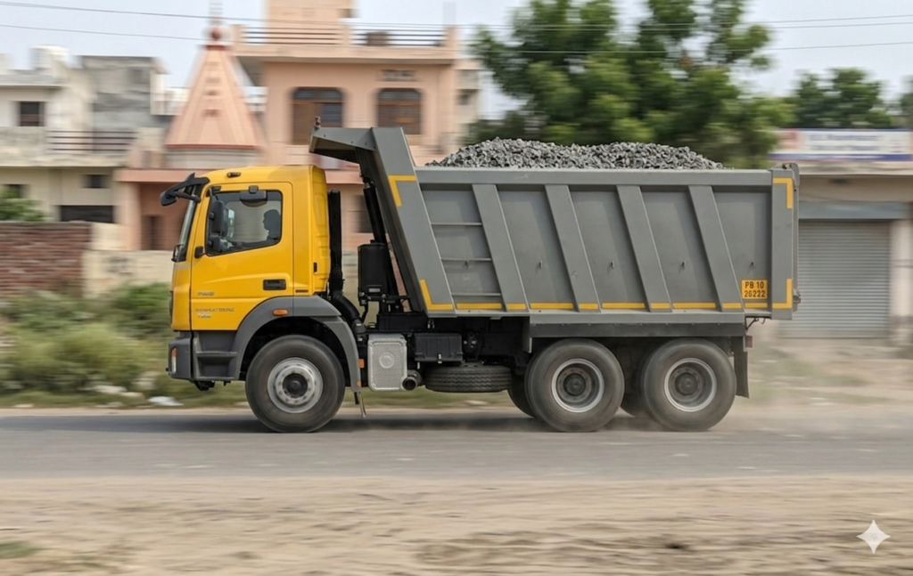 Loading image of truck