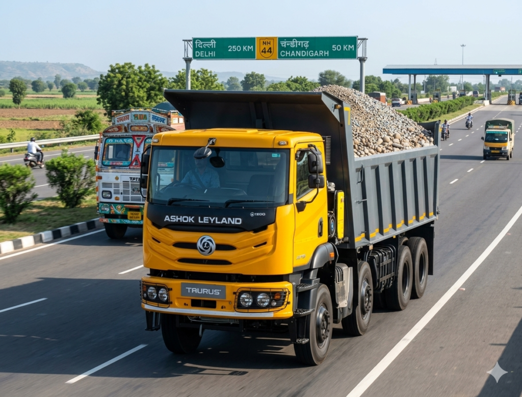 truck loaded image