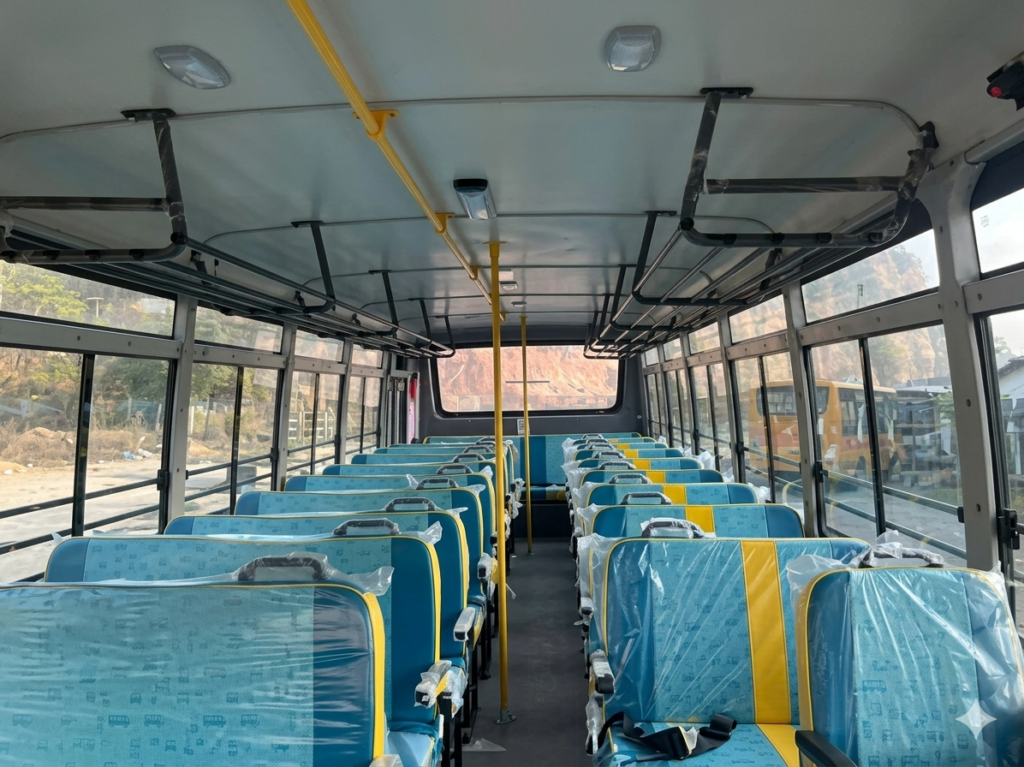 school bus interior image