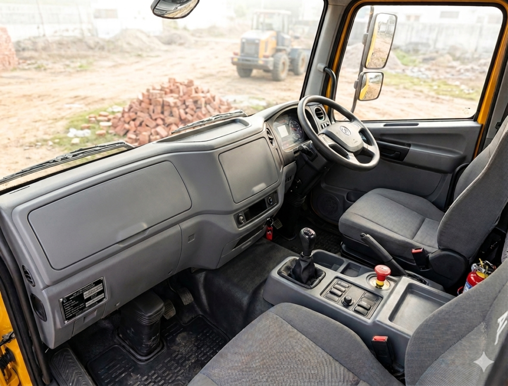 truck interior cabin image
