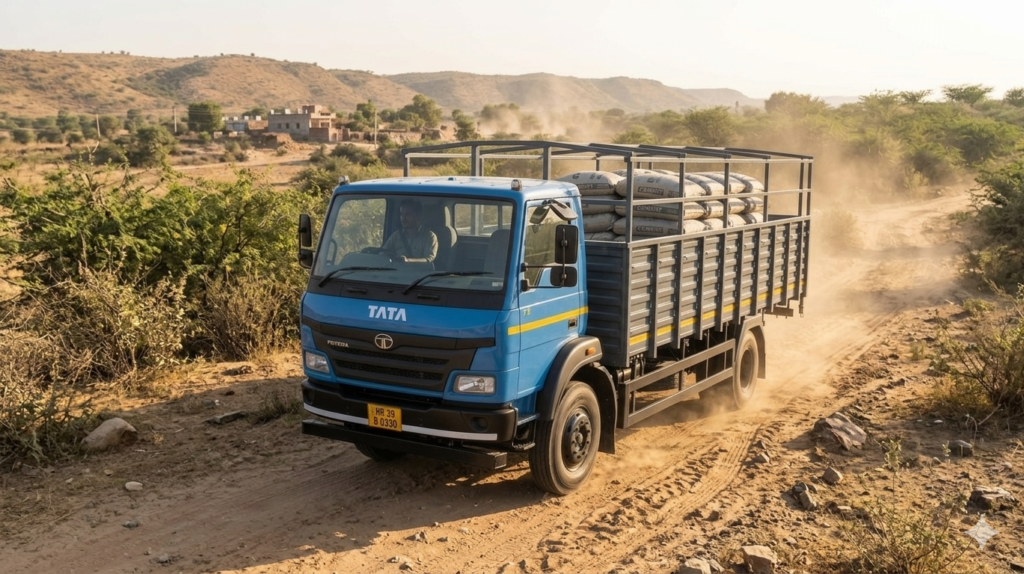 Tata Azura 1212 kache raste pr chlte hue