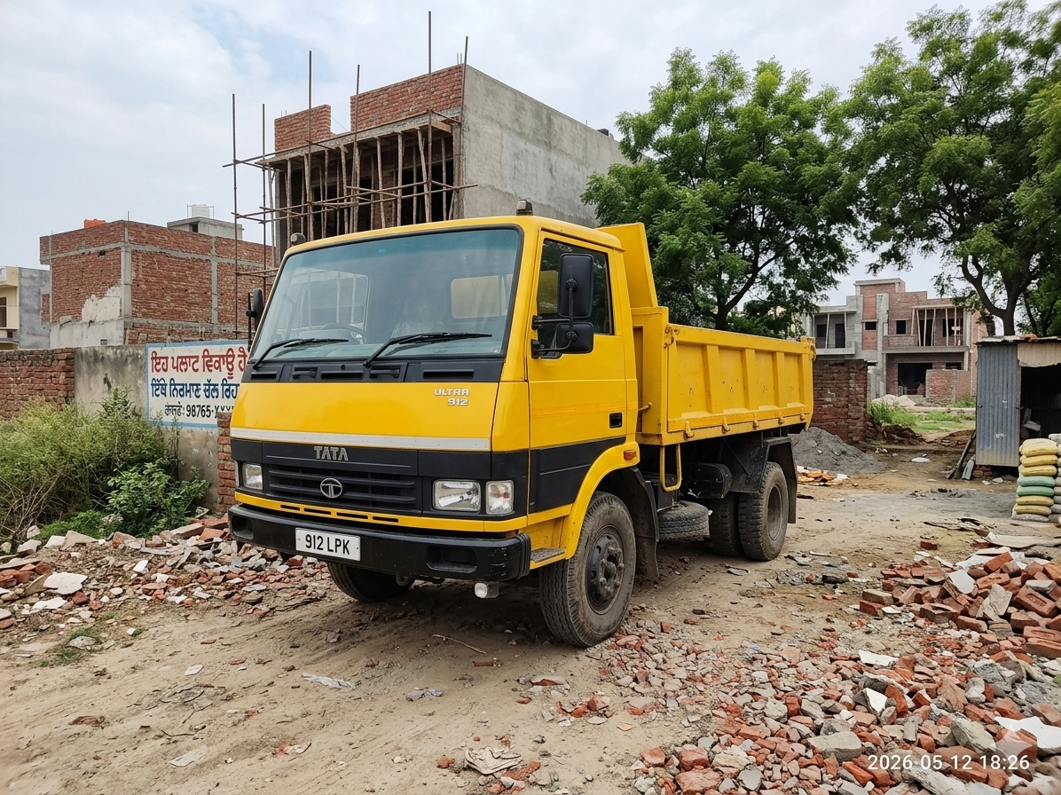 Tata 912 Tipper price on road;image