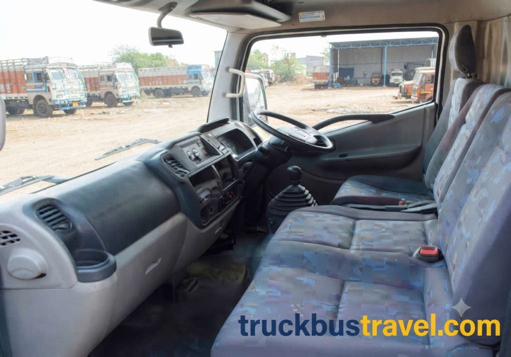 Ashokleyland truck Interior cabin image