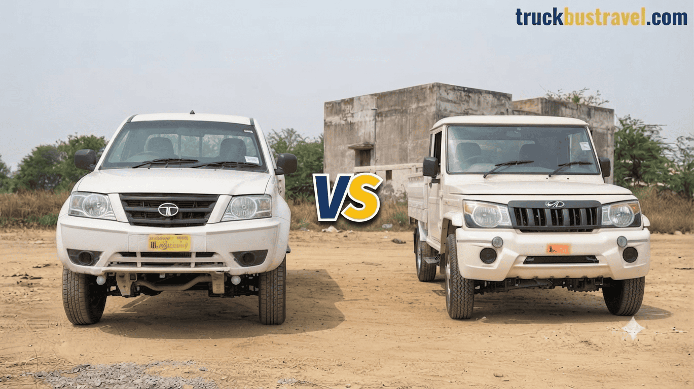 Compare Pickup trucks in India 2026:konsa karega aapka profit or loss,jano abhi Compare Pickup trucks in India