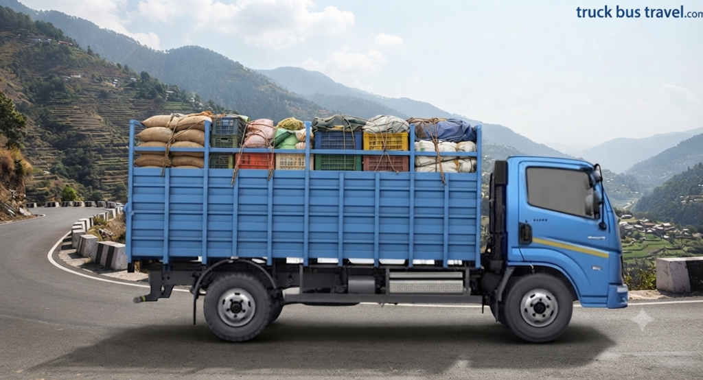 Eicher 2059 with full load