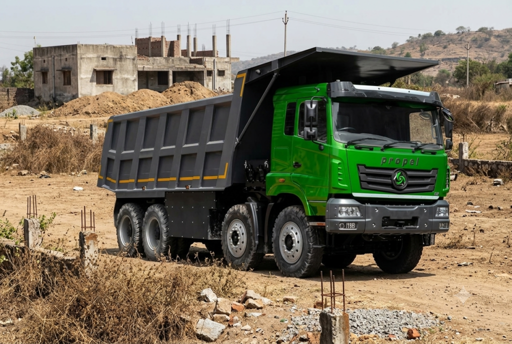 Propel 470 HEV Electric Mining Tipper Price in India 2026, Battery, Range & Specs Propel 470 hev truck